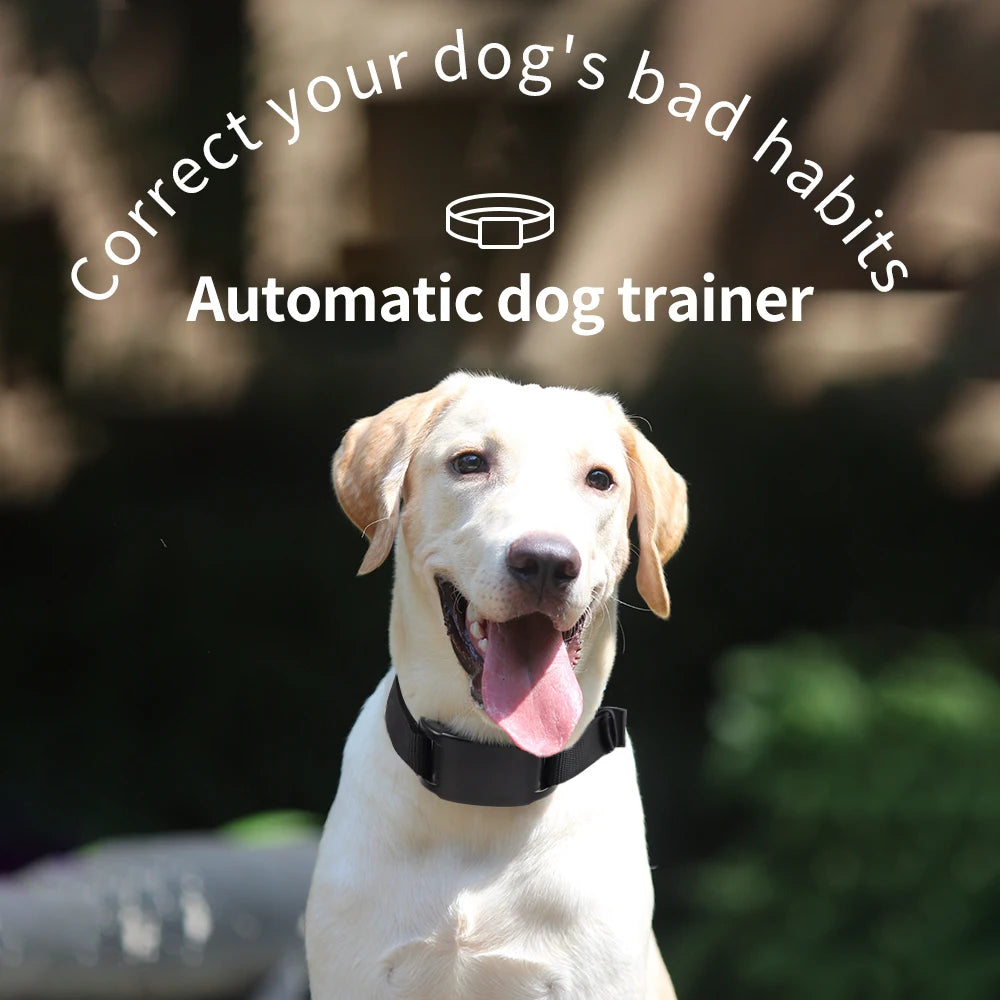 Automatic Dog Stop Barker Electric Pet Dog Collar Ultrasonic Pet Dog Barking Stoper Shock Collar Dog Fence Stop Barking Device