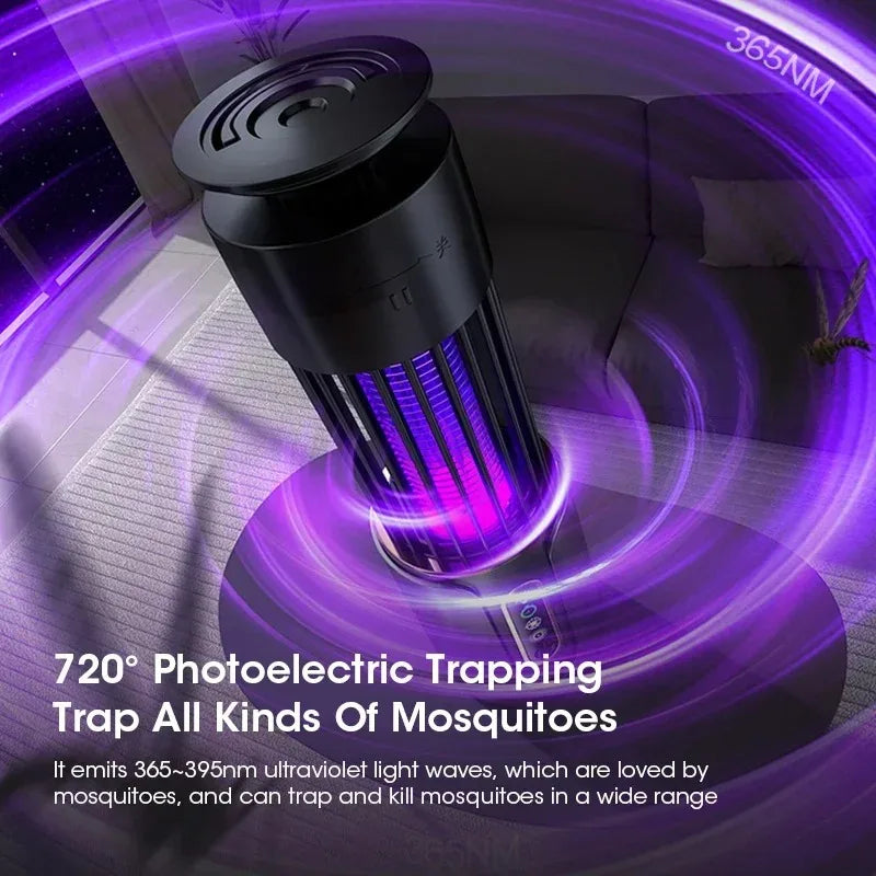 Mosquito Killer Lamp Mute Anti-Mosquito Lamp Rechargeable Electronic Mosquito Killer Mosquito Repellent Three-level Timing Mode