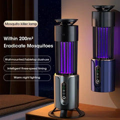 Mosquito Killer Lamp Mute Anti-Mosquito Lamp Rechargeable Electronic Mosquito Killer Mosquito Repellent Three-level Timing Mode