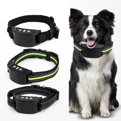 Automatic Dog Stop Barker Electric Pet Dog Collar Ultrasonic Pet Dog Barking Stoper Shock Collar Dog Fence Stop Barking Device