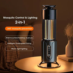 Mosquito Killer Lamp Mute Anti-Mosquito Lamp Rechargeable Electronic Mosquito Killer Mosquito Repellent Three-level Timing Mode