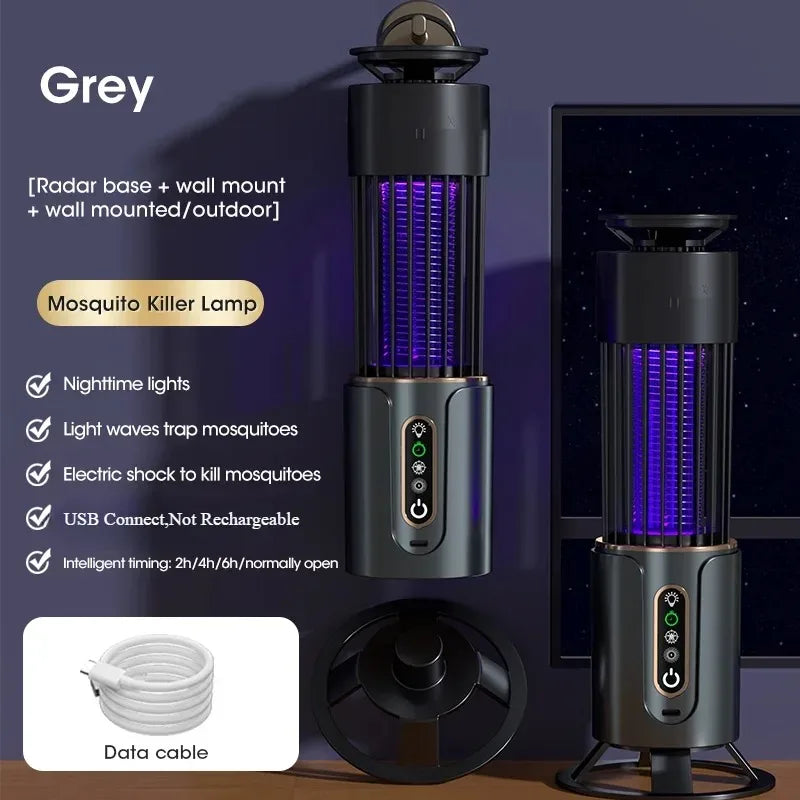 Mosquito Killer Lamp Mute Anti-Mosquito Lamp Rechargeable Electronic Mosquito Killer Mosquito Repellent Three-level Timing Mode