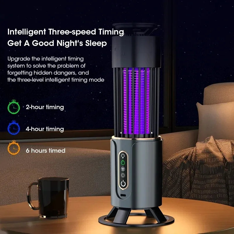 Mosquito Killer Lamp Mute Anti-Mosquito Lamp Rechargeable Electronic Mosquito Killer Mosquito Repellent Three-level Timing Mode