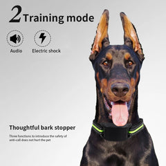 Automatic Dog Stop Barker Electric Pet Dog Collar Ultrasonic Pet Dog Barking Stoper Shock Collar Dog Fence Stop Barking Device
